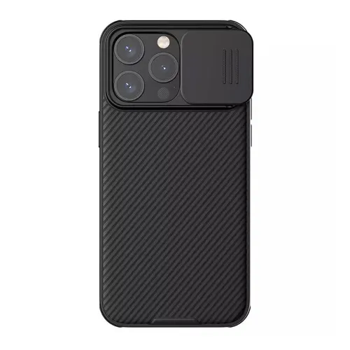 Futrola - maska Nillkin Cam Shield Pro za iPhone 15 Pro (6.1) crna (MS).
