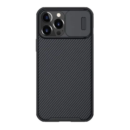 Futrola - maska Nillkin Cam Shield Pro za iPhone 14 Pro crna (MS).