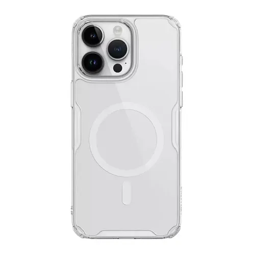 Futrola - maska Nillkin Nature Pro Magnetic za iPhone 15 Pro (6.1) Transparent (MS).