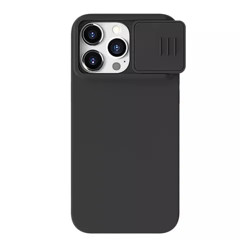 Futrola - maska Nillkin Cam Shield Silky za iPhone 15 Pro (6.1) crna (MS).