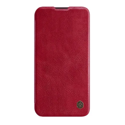 Futrola - maska Nillkin Qin Pro za iPhone 15 (6.1) crvena (MS).