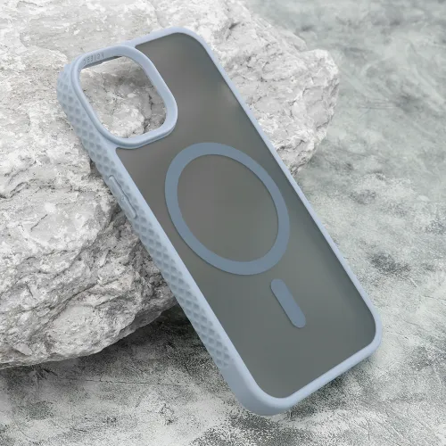 Futrola - maska RUGGED MagSafe za iPhone 15 (6.1) svetlo plava (MS).