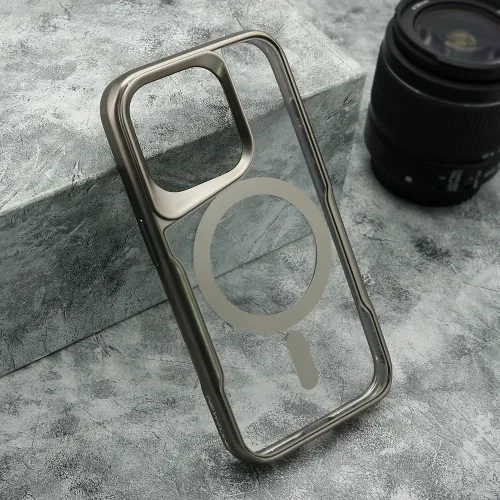 Futrola - maska PLATINUM MagSafe za iPhone 15 Pro (6.1) zlatna (MS).