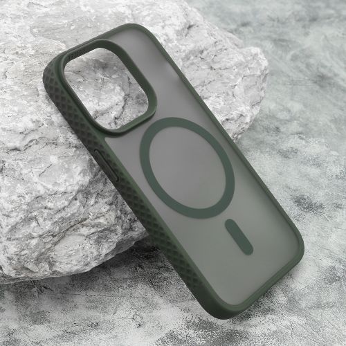 Futrola - maska RUGGED MagSafe za iPhone 13 Pro (6.1) tamno zelena (MS).