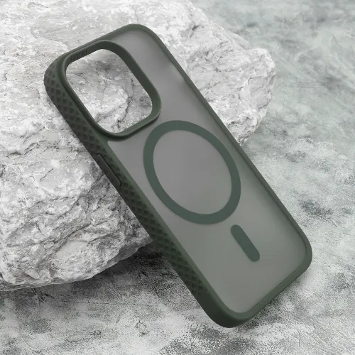 Futrola - maska RUGGED MagSafe za iPhone 14 Pro (6.1) tamno zelena (MS).