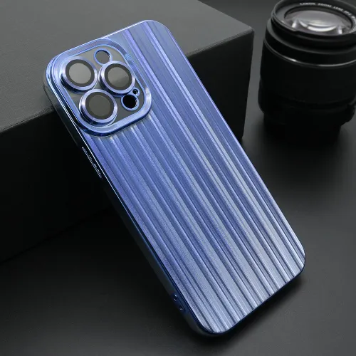 Futrola - maska SHINING LINE za iPhone 14 Pro Max (6.7) plava (MS).