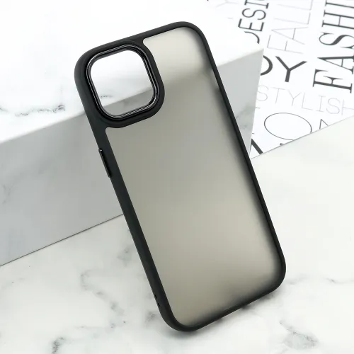 Futrola - maska SHINING CAMERA za iPhone 15 (6.1) crna (MS).