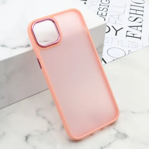 Futrola - maska SHINING CAMERA za iPhone 15 Plus (6.7) roze (MS).