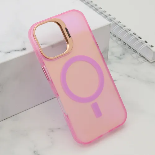 Futrola - maska SHINE MagSafe za iPhone 16 (6.1) roze (MS).