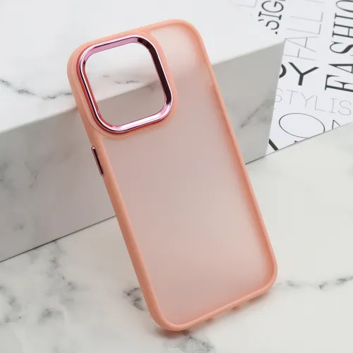 Futrola - maska SHINING CAMERA za iPhone 14 Pro (6.1) roze (MS).