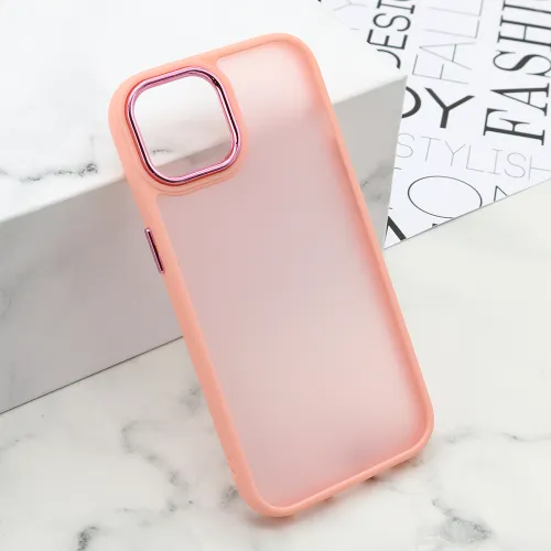 Futrola - maska SHINING CAMERA za iPhone 15 (6.1) roze (MS).