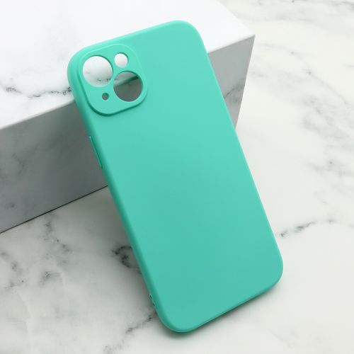 Futrola - maska Soft Silicone za iPhone 15 Plus (6.7) mint (MS).