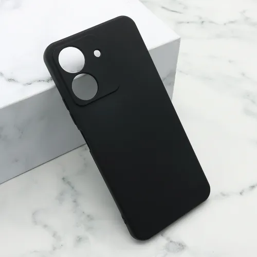 Futrola - maska Soft Silicone za Xiaomi Redmi 13C/Poco C65 pro crna (MS).