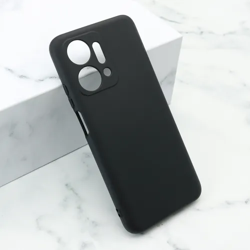 Futrola - maska Soft Silicone za Huawei Honor X7a crna (MS).