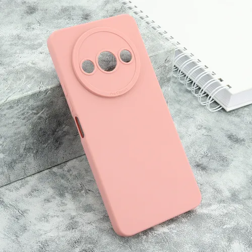 Silikonska futrola - maska Pro Camera za Xiaomi Redmi A3 roze (MS).