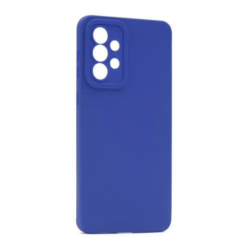 Silikonska futrola - maska Pro Camera za Samsung A525 Galaxy A52 4G/A526 Galaxy A52 5G/A528B Galaxy A52s 5G tamno plava (MS).