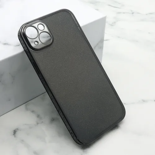 Futrola - maska SPARKLY HUSK za iPhone 14 Plus (6.7) crna (MS).