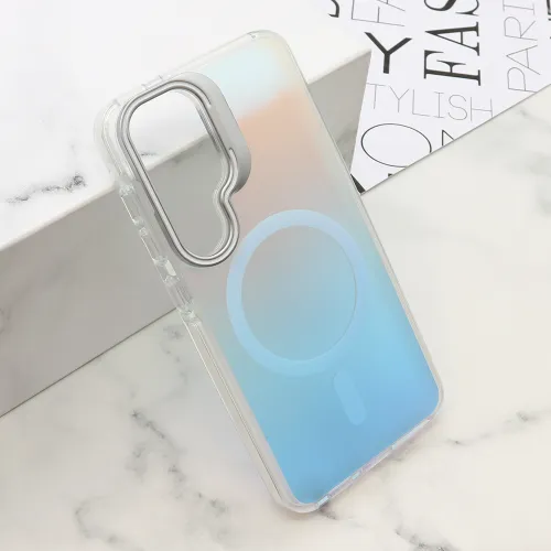 Futrola - maska SUNSET MagSafe za Samsung S921 Galaxy S24 5G bela (MS).