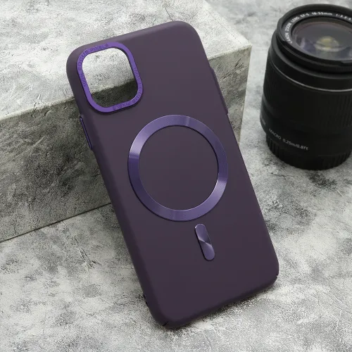 Futrola - maska TRUE COLOR MAGSAFE za iPhone 14 Pro (6.1) ljubicasta (MS).