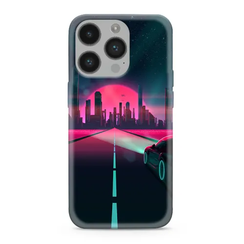 Futrola - maska ultra tanki print providna NEON WAVE za iPhone 14 Pro (6.1) NW01 (MS).
