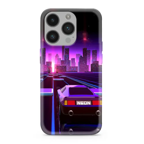 Futrola - maska ultra tanki print providna NEON WAVE za iPhone 14 Pro (6.1) NW03 (MS).