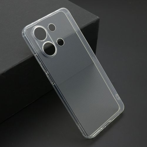 Futrola - maska ultra tanki PROTECT silikon za Xiaomi Redmi Note 13 4G providna (bela) (MS).