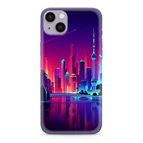 Futrola - maska ultra tanki print providna NEON WAVE za iPhone 14 Plus (6.7) NW05 (MS).