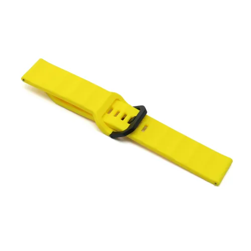 Narukvica za smart watch Silicone Wave 22mm zuta (MS).