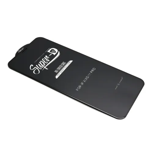 Zaštino staklo (glass) 11D za iPhone X/XS/11 Pro SUPER D crna (MS).