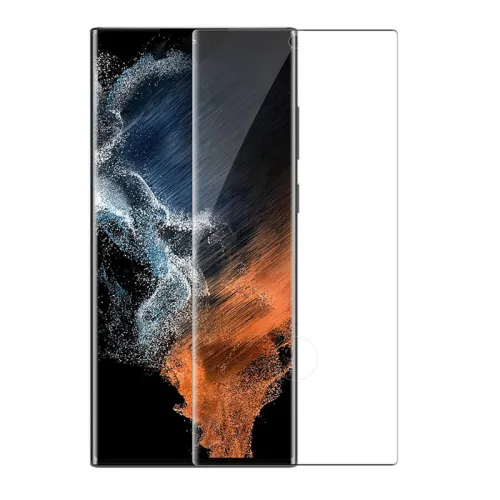 Zaštino staklo (glass) NILLKIN za Samsung Galaxy S22 Ultra 5G 3D CP+ MAX crna (MS).
