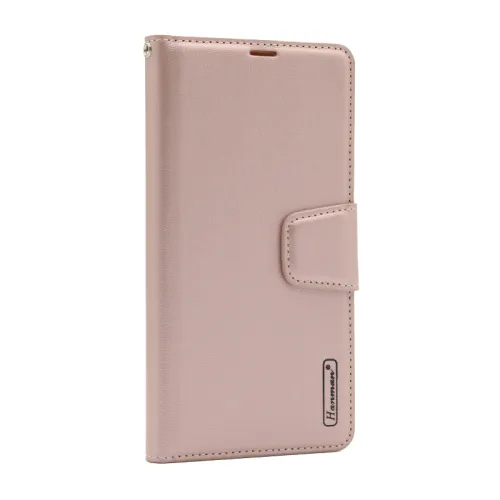 Futrola - maska BI FOLD HANMAN II za Xiaomi Redmi Note 11 Global svetlo roze (MS).