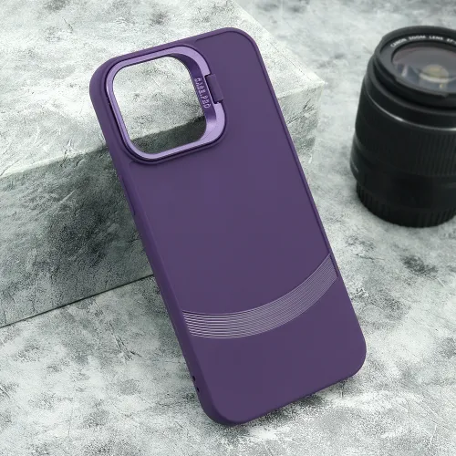 Futrola - maska CAMERA HOLDER za iPhone 14 Pro Max (6.7) ljubicasta (MS).
