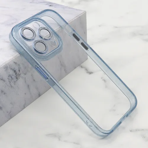 Futrola - maska DIAMOND LENS za iPhone 14 Pro (6.1) plava (MS).