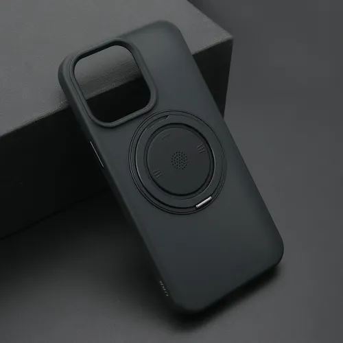 Futrola - maska Creative&Inovative RING za iPhone 15 Pro Max (6.7) crna (MS).