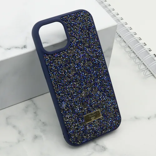 Futrola - maska DIAMOND SELECTION za iPhone 15 (6.1) plava (MS).