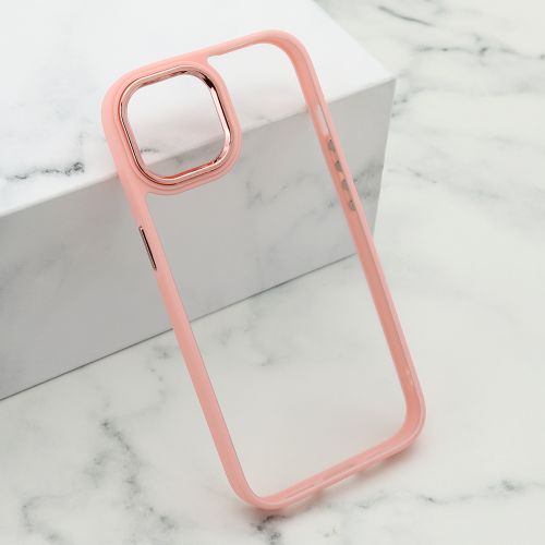 Futrola - maska ELEGANT EDGE za iPhone 15 Plus (6.7) roze (MS).