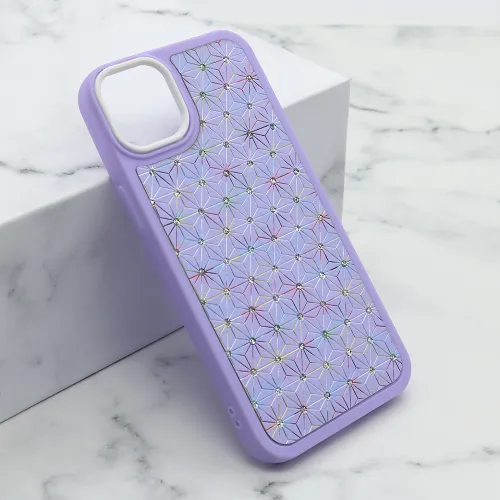 Futrola - maska CRYSTAL SPARK za iPhone 14 Plus (6.7) ljubicasta (MS).