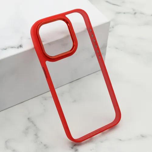 Futrola - maska ELEGANT EDGE za iPhone 15 Pro (6.1) crvena (MS).