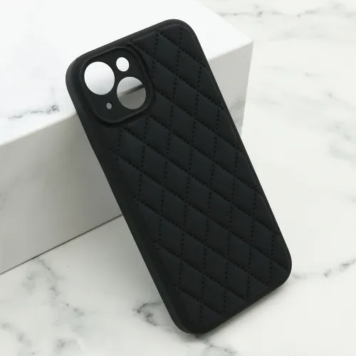 Futrola - maska COLORFUL DIAMOND za iPhone 14 (6.1) crna (MS).