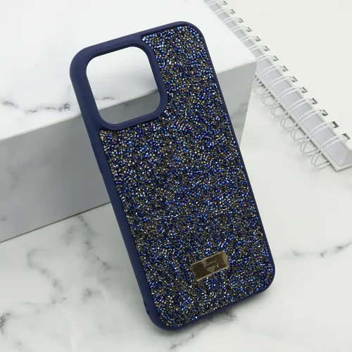 Futrola - maska DIAMOND SELECTION za iPhone 15 Pro (6.1) plava (MS).