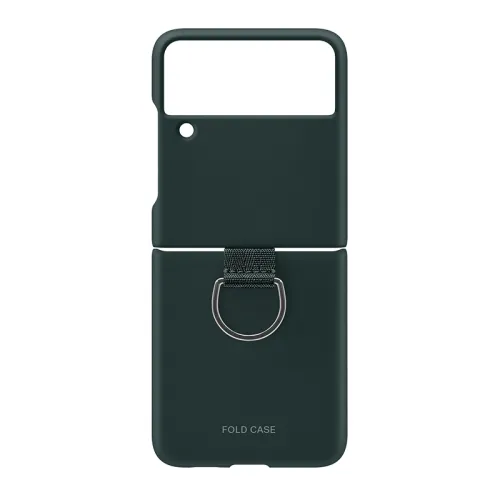 Futrola - maska Elegant Fold design za Samsung F721B Samsung F721 Galaxy Z Flip 4 tamno zelena (MS).