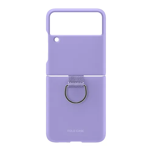 Futrola - maska Elegant Fold design za Samsung F721B Samsung F721 Galaxy Z Flip 4 lila (MS).