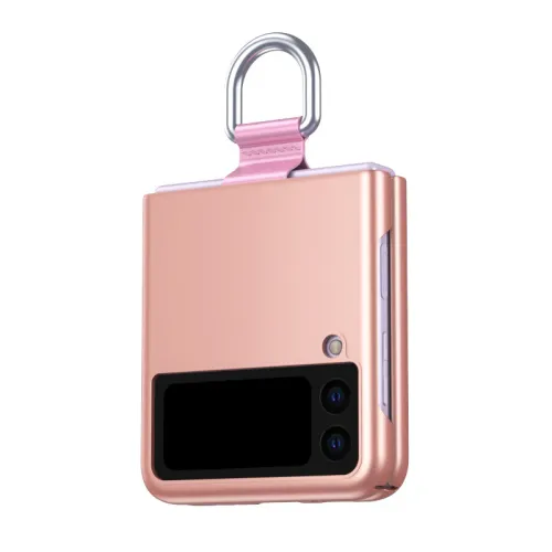 Futrola - maska Elegant fold za Samsung F711B Galaxy Samsung F771B Galaxy Z Flip3 roze (MS).