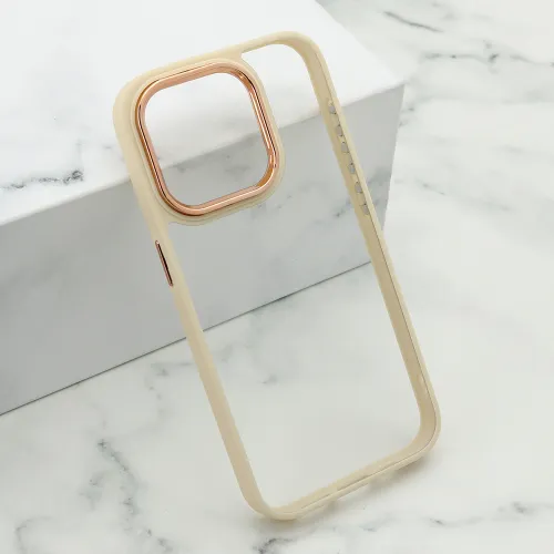 Futrola - maska ELEGANT EDGE za iPhone 15 Pro (6.1) bela (MS).