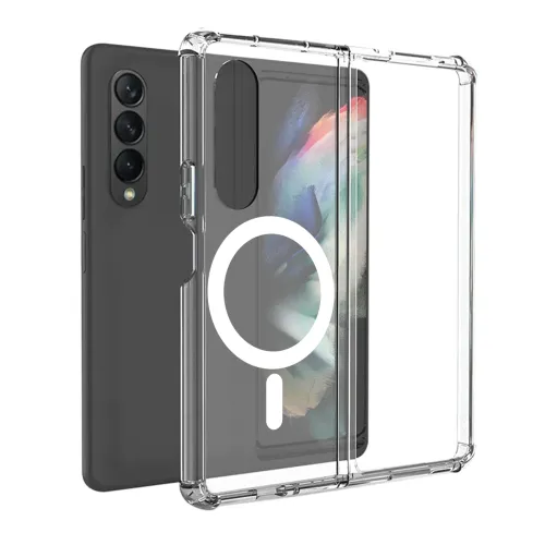 Futrola - maska FLIP SAFE za Samsung F936B Samsung F936 Galaxy Z Fold 4 providna (MS).