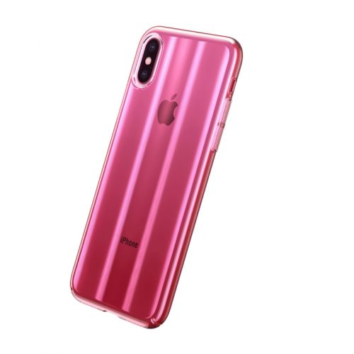 Futrola - maska Baseus Aurora za iPhone XS MAX pink.