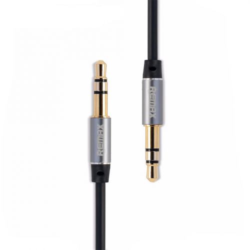 Audio kabl Remax RM-L100 Aux 3.5mm crni 1m.