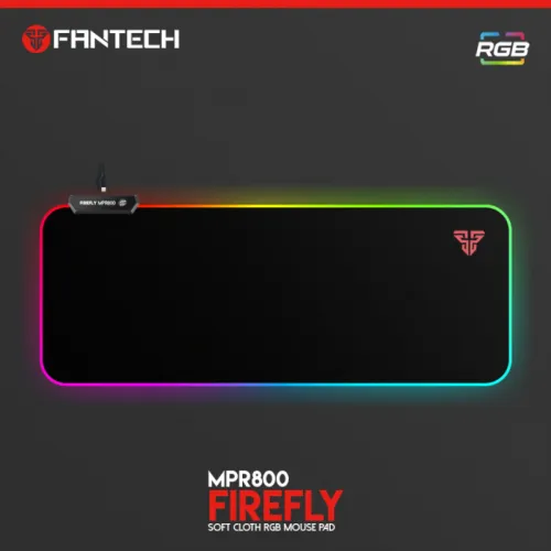 Podloga za mis Fantech RGB Firefly MPR800S crna.