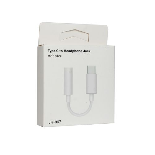 Adapter za slusalice TY-2 Type C na 3.5mm beli.