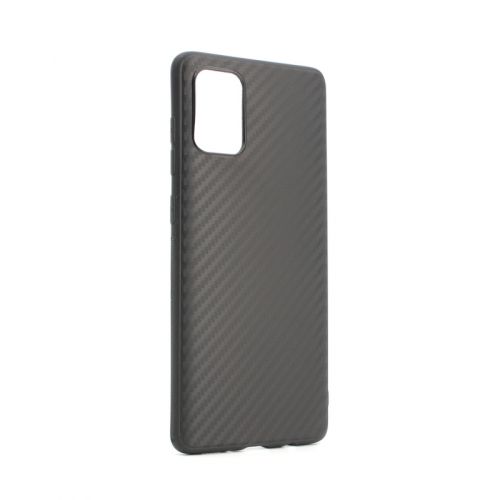 Futrola - maska Carbon fiber za Samsung A715F Galaxy A71 crna.